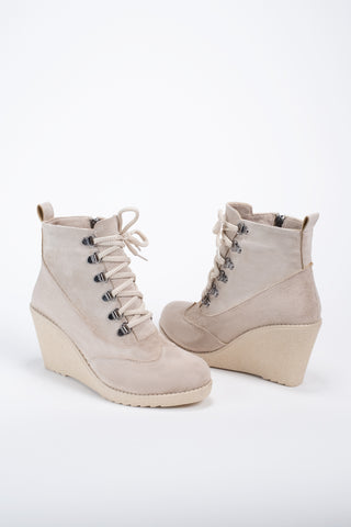 Kadın Dolgu Taban Fermuarlı Günlük Bot Matei